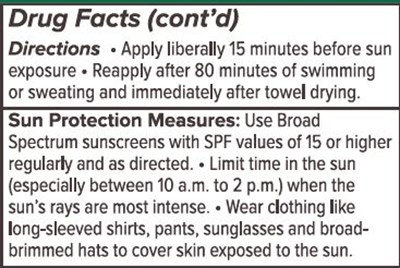 Dosage - Norwex SPF 15 Dosage 